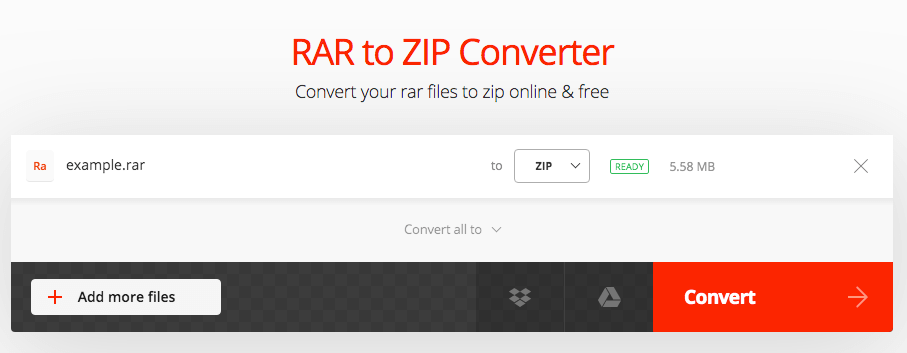 Rar to zip converter download mac mp3